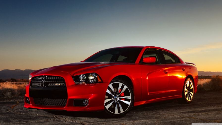 Red Dodge Charger Srt8 Wallpaper